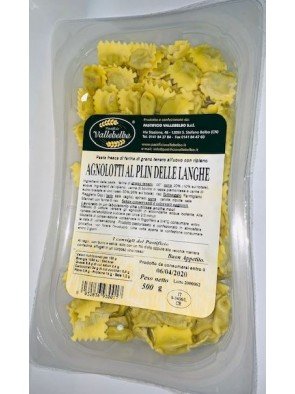 Agnolotti Plin Delle Langhe Gr500 Past Vallebelbo