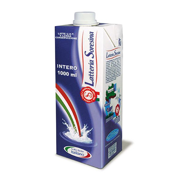 Latte Soresina Intero Uht Tappo Square Lt1