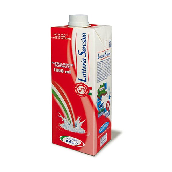 Latte Soresina Uht Ps Tappo Squate Lt1
