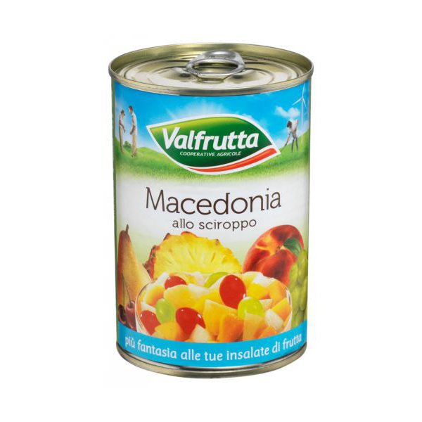Macedonia Allo Sciroppo Valfrutta Gr411