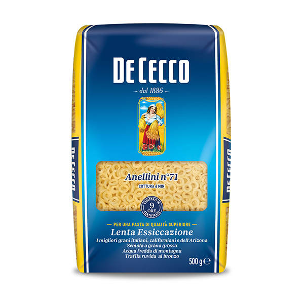Pasta Dececco Anellini Gr500