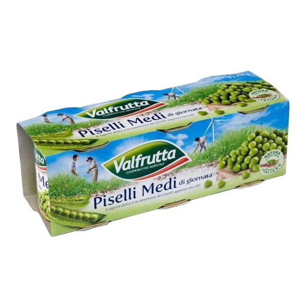 Piselli Medi Valfrutta 3x410 Gr