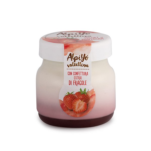 Yogurt Alpiyo Fragola Gr125