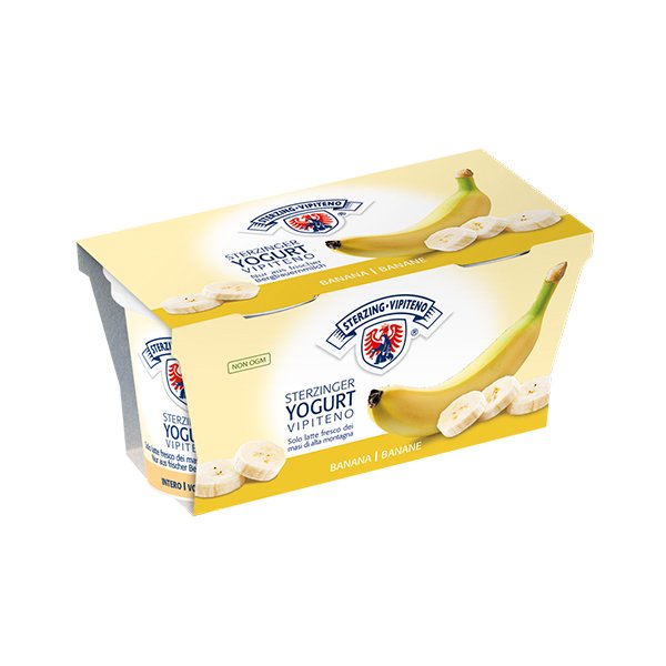Yogurt Vipiteno Banana 2x125 Gr