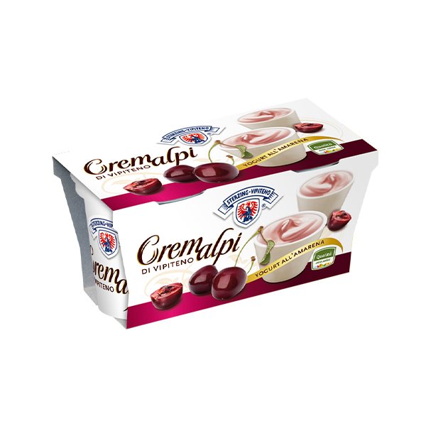 Yogurt Vipiteno Cremalpi Amarena 2x125 Gr