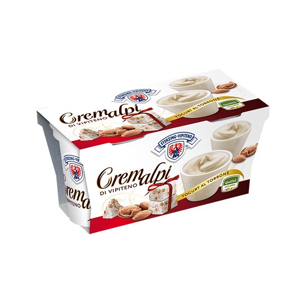 Yogurt Vipiteno Cremalpi Torrone 2x125 Gr