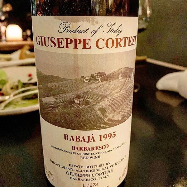 Barbaresco Riserva Rabaja Anno 1995 E1586598966755