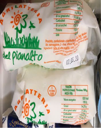 Tomini freschi del Pianalto - 250 gr