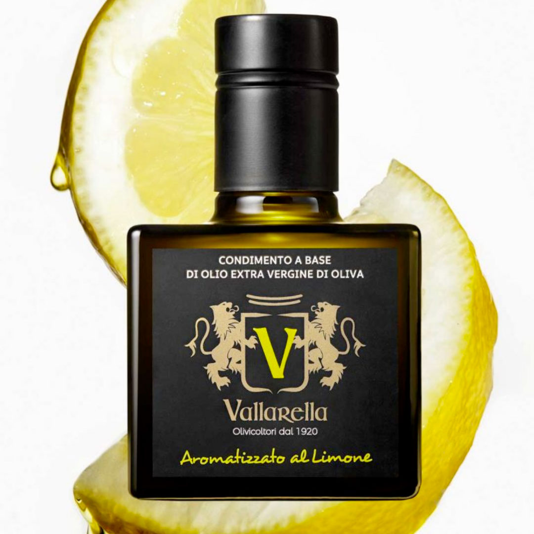 Olio Vallarella Aromatizzato Al Limone