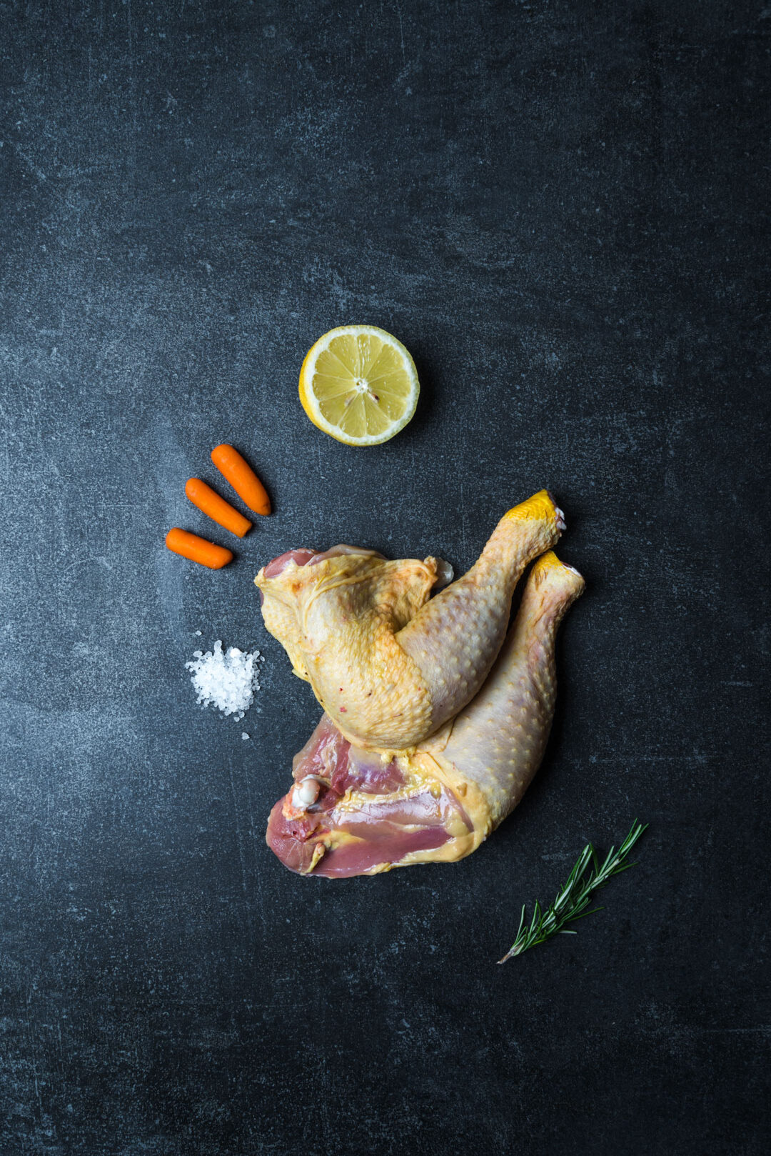 Coscia di pollo allevato all'aperto