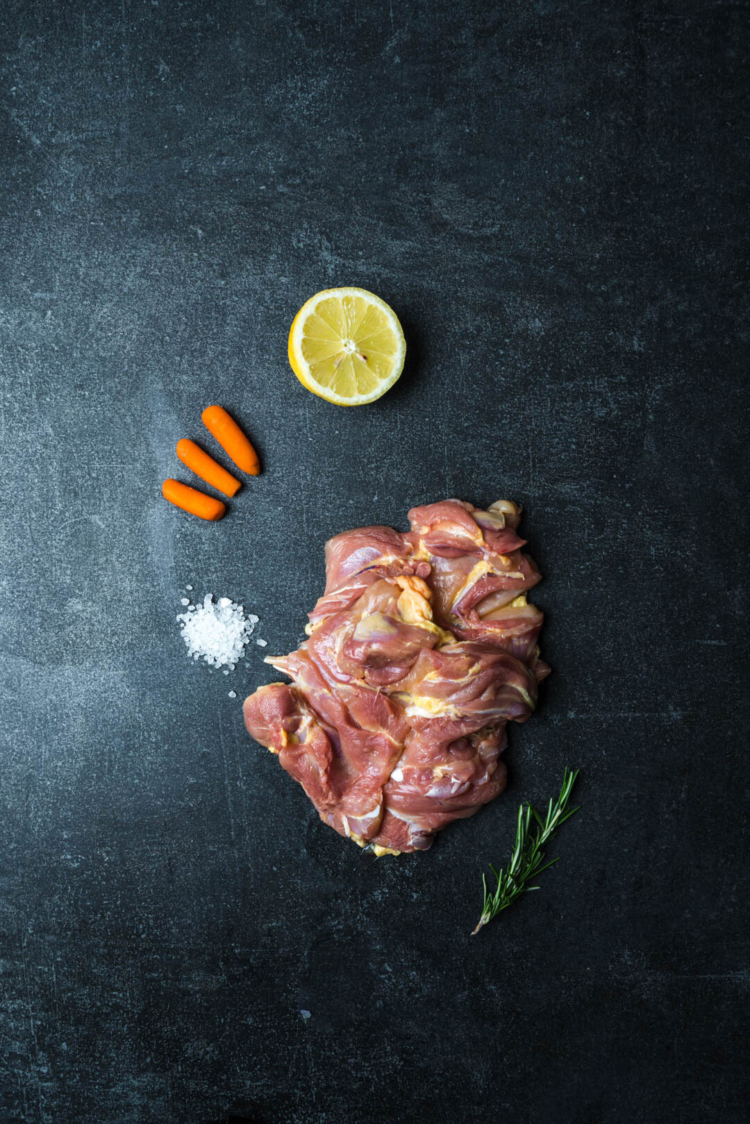 Coscia di pollo disossata allevato all'aperto