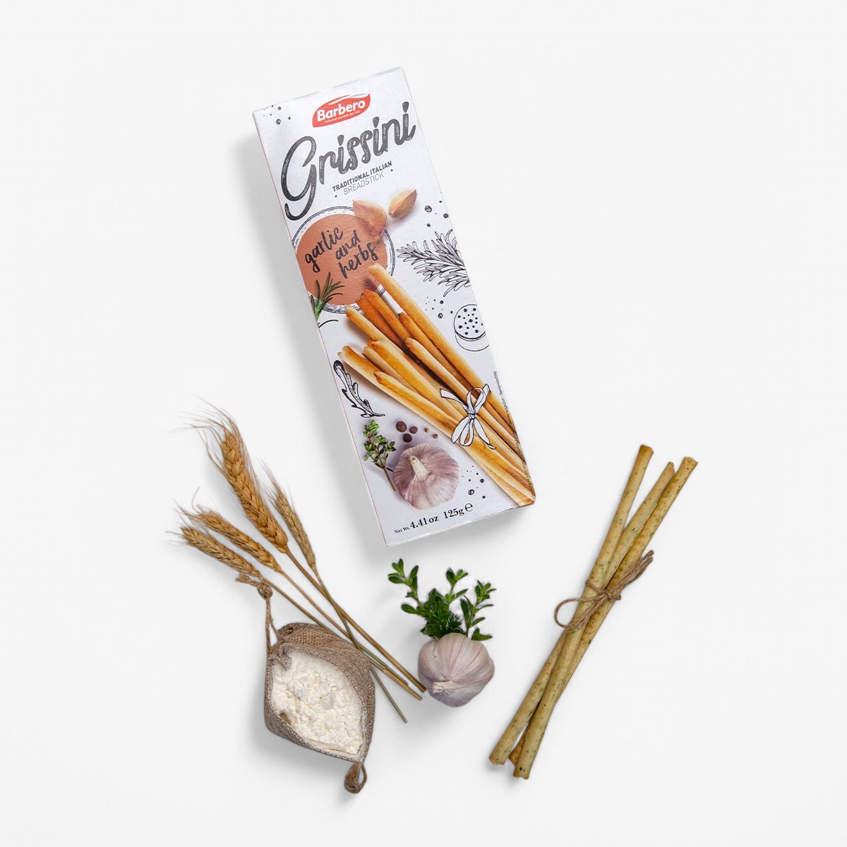 Barbero Astuccio Aglio Grissini