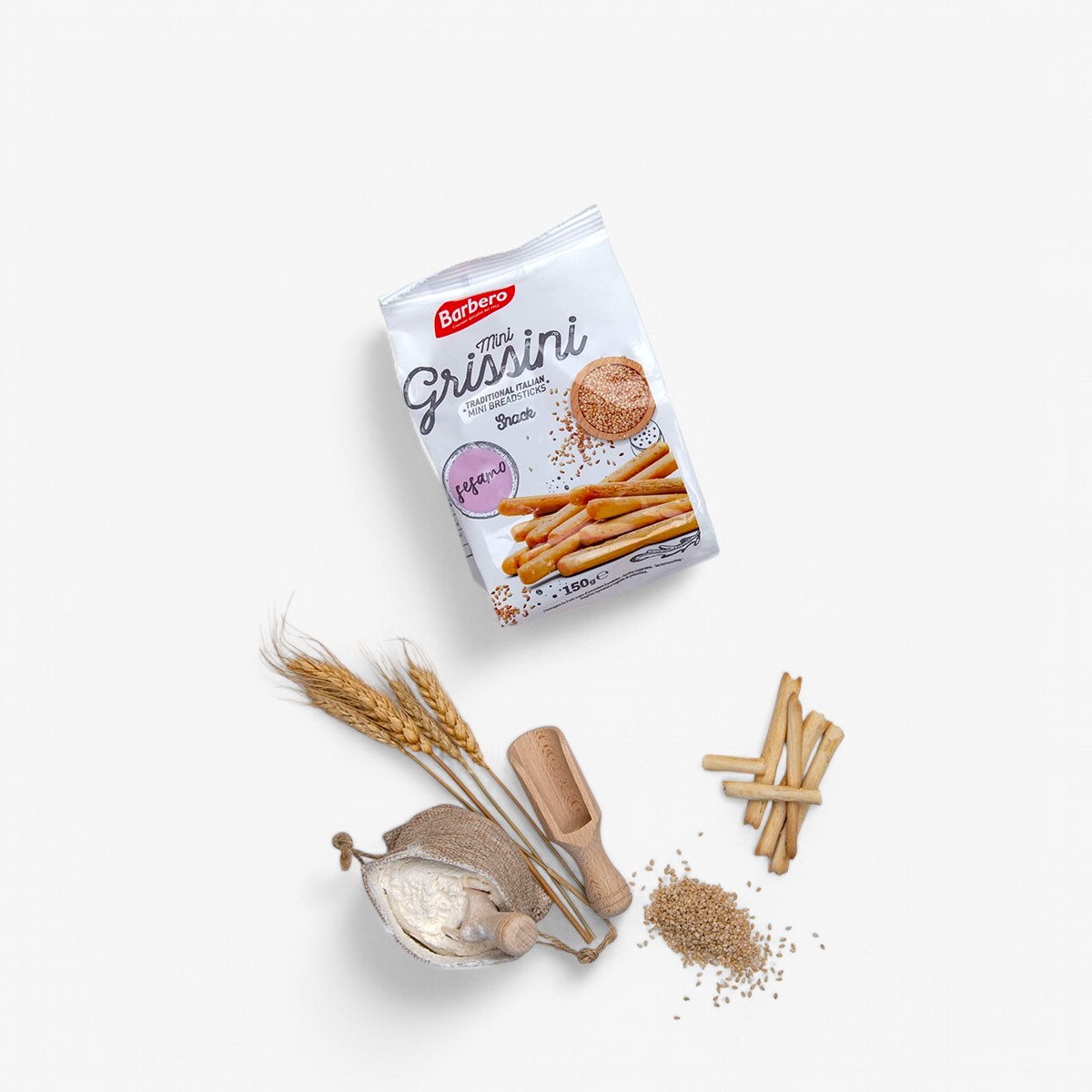 Mini Grissini Barbero Sesamo